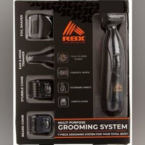 NWT RBX Men's Multipurpose Grooming System - 7 Piece Set